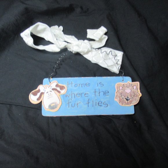 NWT Home is where the fur flies sign - Picture 6 of 8